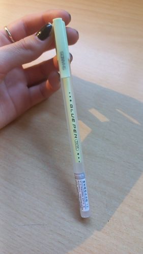 Customer photo review of Extra Slim Glue Pen - 1 mm