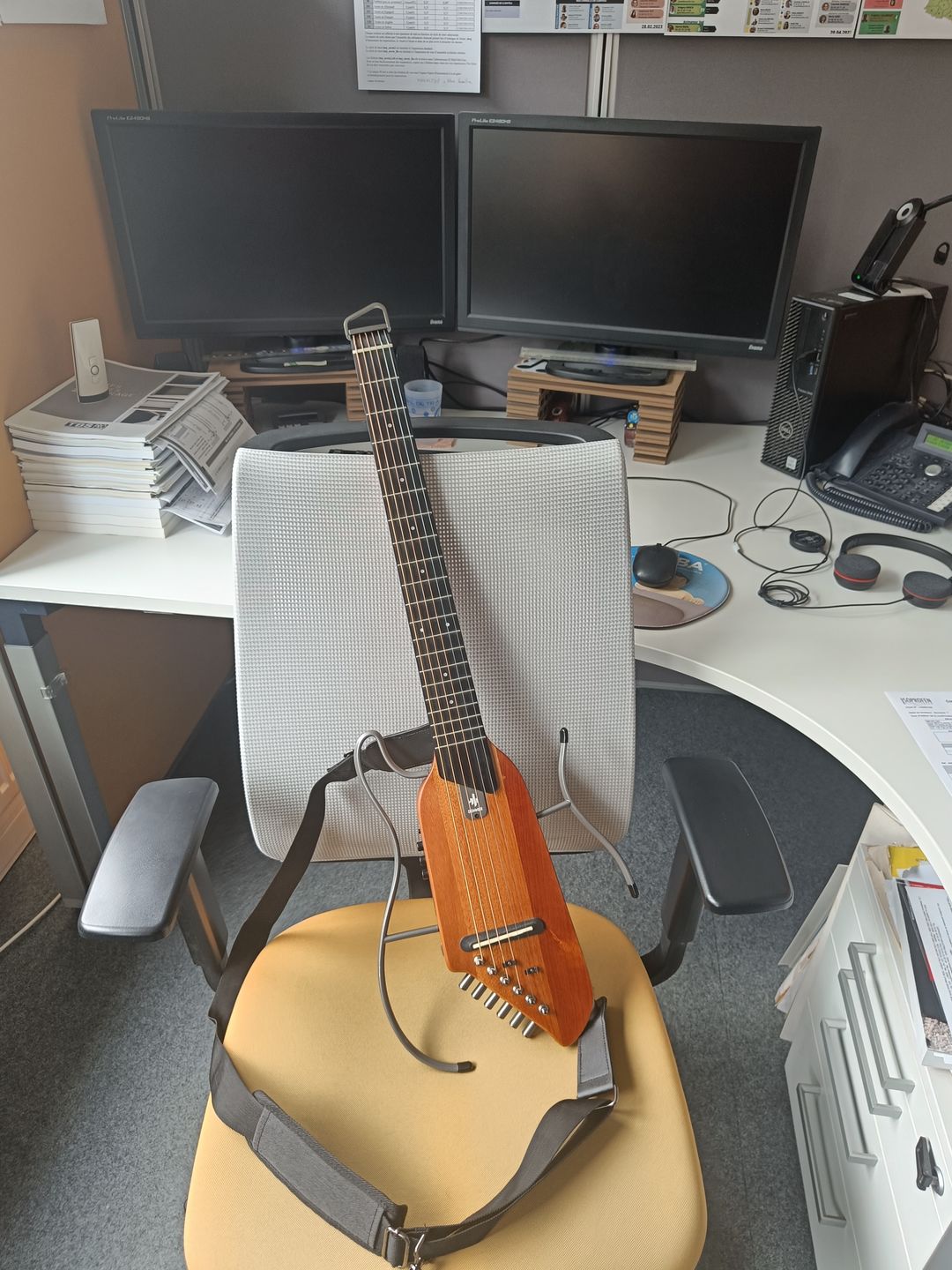 Customer photo review of Donner HUSH-I Guitare