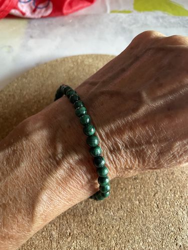 Customer photo review of BRACELET ANTI DOULEUR MALACHITE