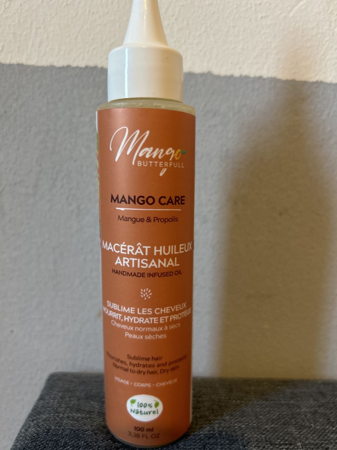 Customer photo review of Macérât huileux artisanal CARE