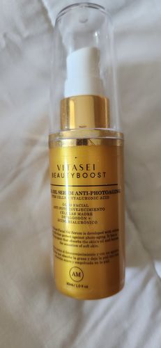 Customer photo review of KIT SUEROS FACIALES DÍA Y NOCHE CON CÉLULAS MADRE, COLÁGENO Y ÁCIDO HIALURÓNICO.