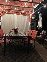 Customer photo review of Opaque Privacy Protection Outdoor Waterproof Sun Shade Sail Canopy Triangle UV Block for Patio