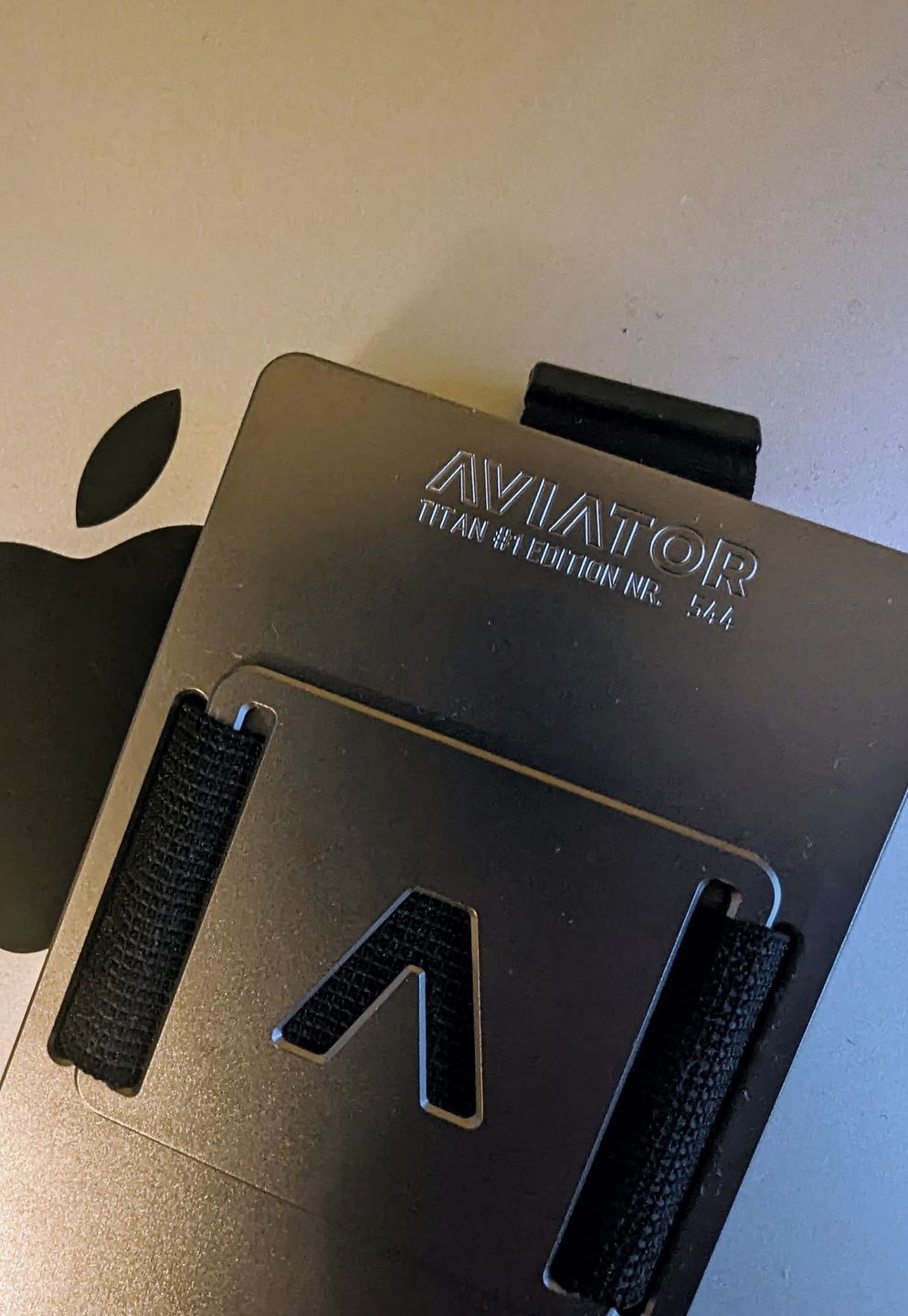 Customer photo review of Titan #1 Edition | Titanium Slim Wallet