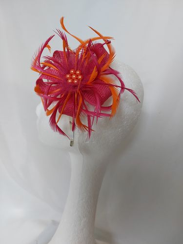 Customer photo review of 10cm goose biot feather fringe craft millinery fascinators wedding hats FR013