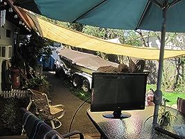 Customer photo review of Outdoor Waterproof Sun Shade Sail Opaque Privacy Protection Canopy for Patio and Garden, Backyard Lawn