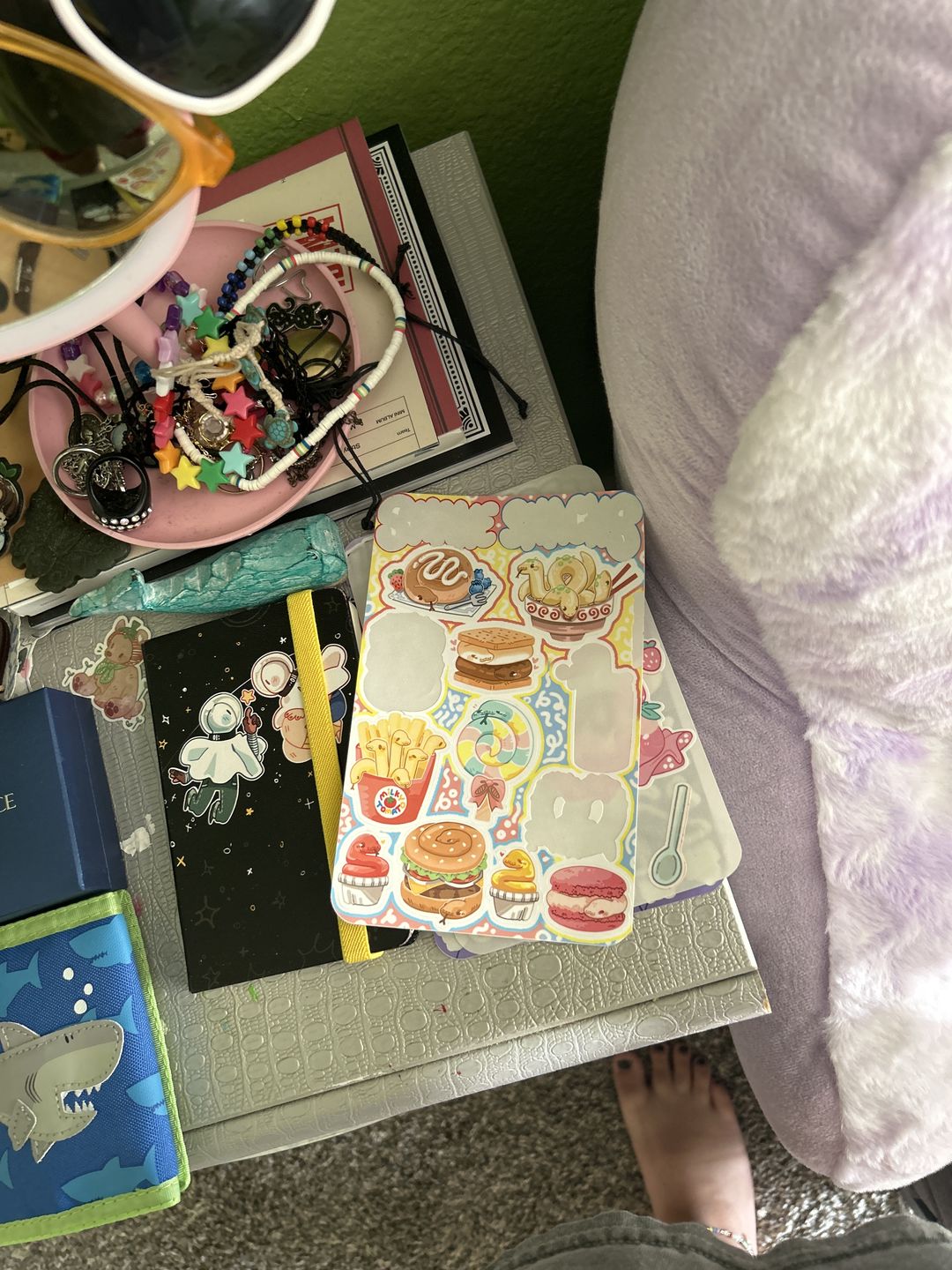 Customer photo review of Snake Snacks Sticker Sheet