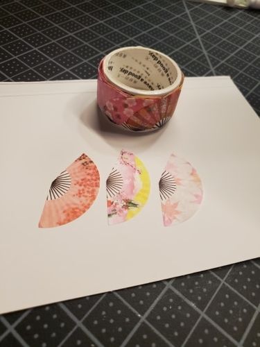 Customer photo review of Floral Blossom Washi Sticker Roll
