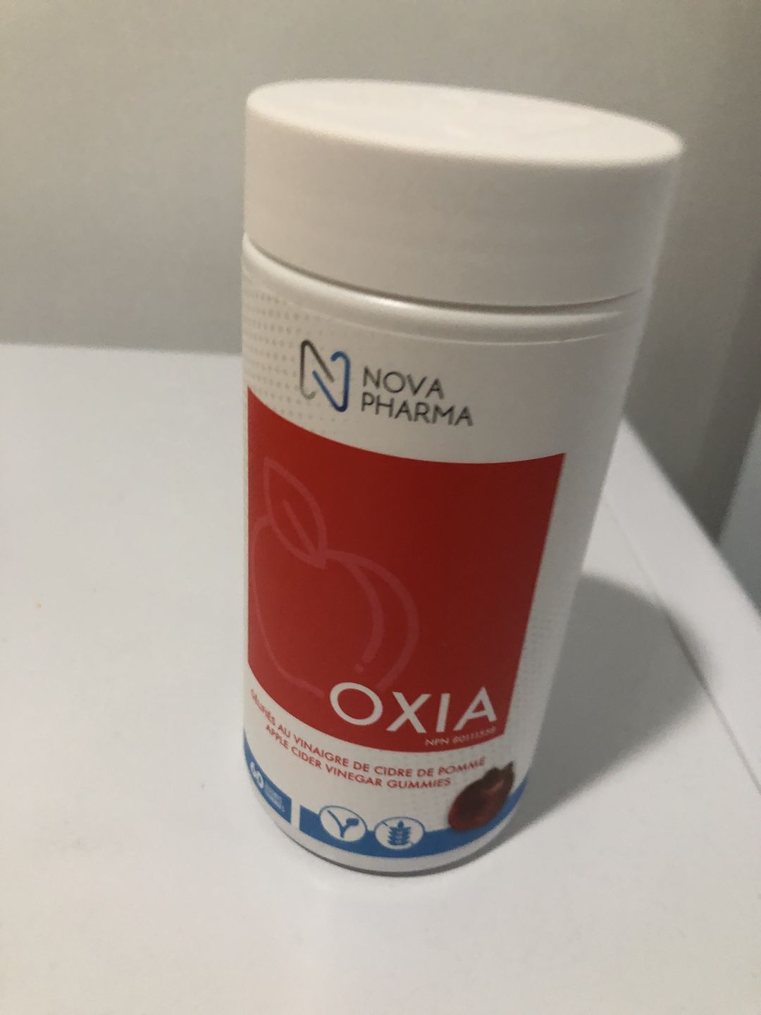 Customer photo review of Nova Pharma - Oxia Vinaigre de cidre de pomme (60 jujubes)