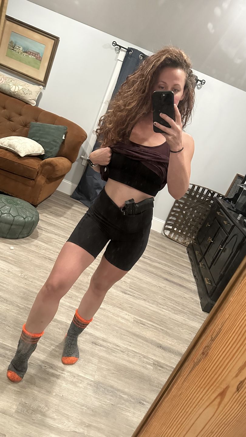 Customer photo review of Concealed Carry Shorts With Pockets | Black