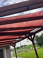 Customer photo review of Opaque Privacy Protection Outdoor Waterproof Sun Shade Sail Canopy Triangle UV Block for Patio
