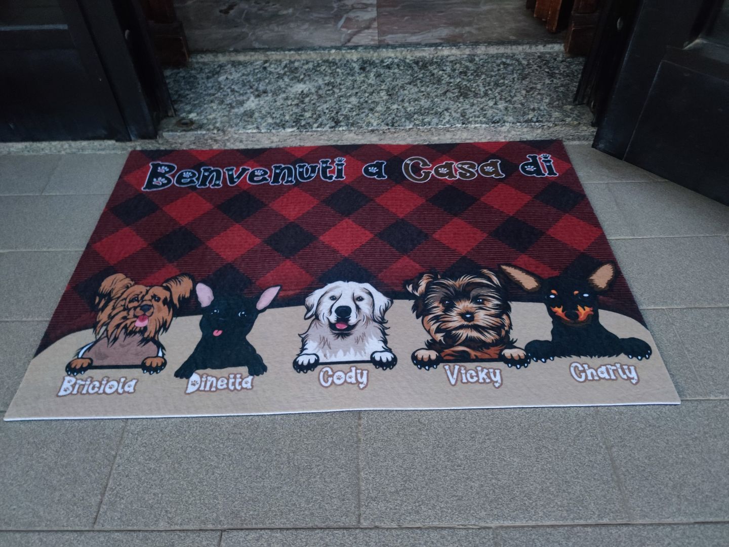 Customer photo review of Animaletti - Zerbino Personalizzabile