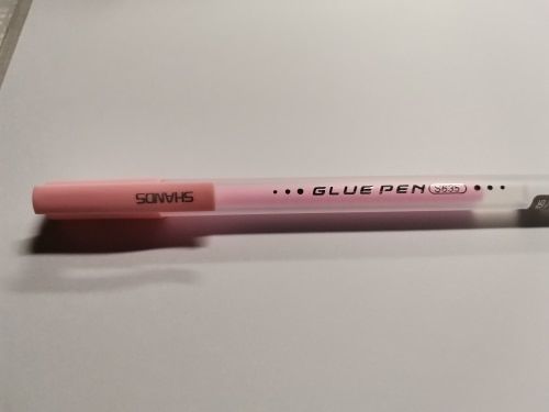 Customer photo review of Extra Slim Glue Pen - 1 mm