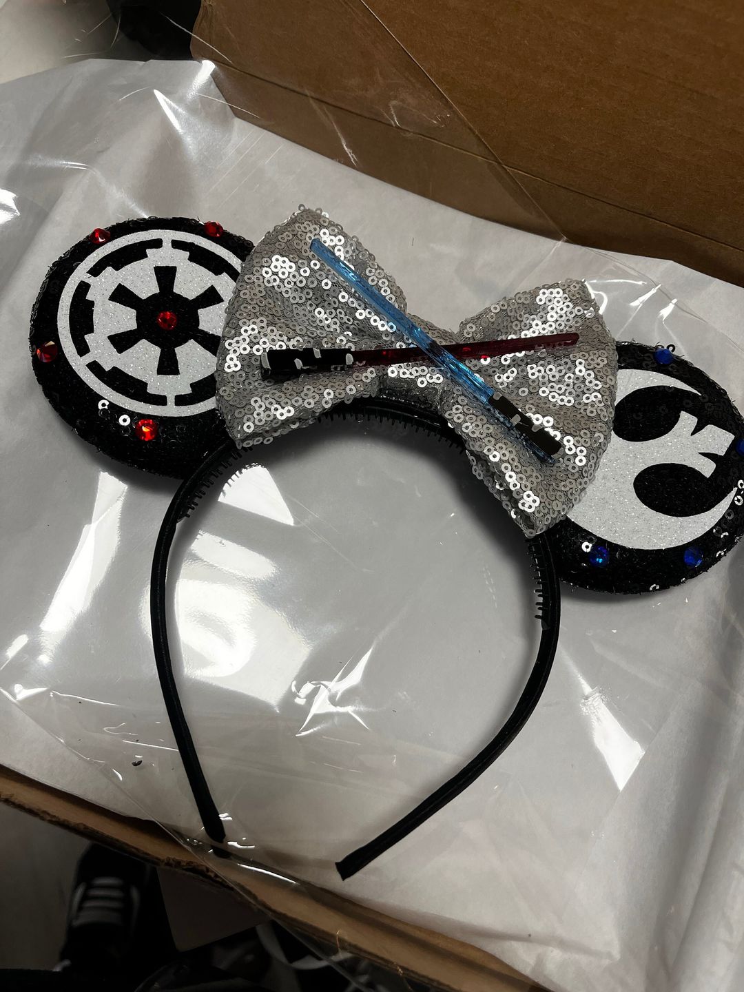 Customer photo review of Galaxy Wars Mickey Ears