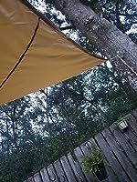 Customer photo review of Outdoor Waterproof Sun Shade Sail Opaque Privacy Protection Canopy for Patio and Garden, Backyard Lawn