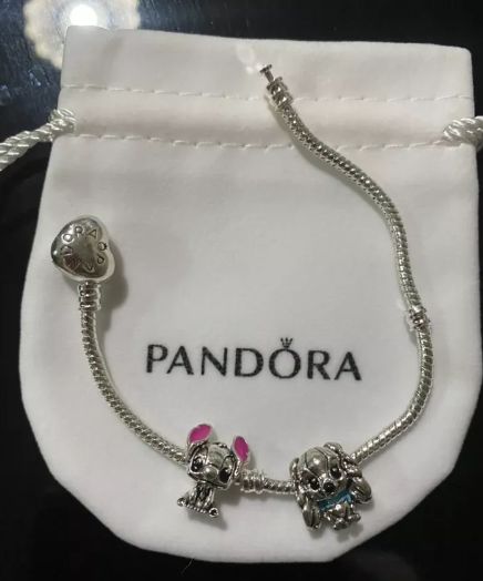Customer photo review of PULSERA SERPIENTE CORAZÓN PANDORA S925