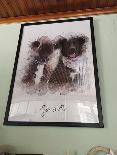 Customer photo review of Πορτραίτο Κατοικίδιου - Νερομπογιά