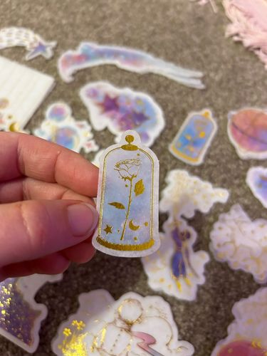 Customer photo review of Magic Land Paper Stickers