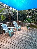 Customer photo review of Outdoor Waterproof Sun Shade Sail Opaque Privacy Protection Canopy for Patio and Garden, Backyard Lawn
