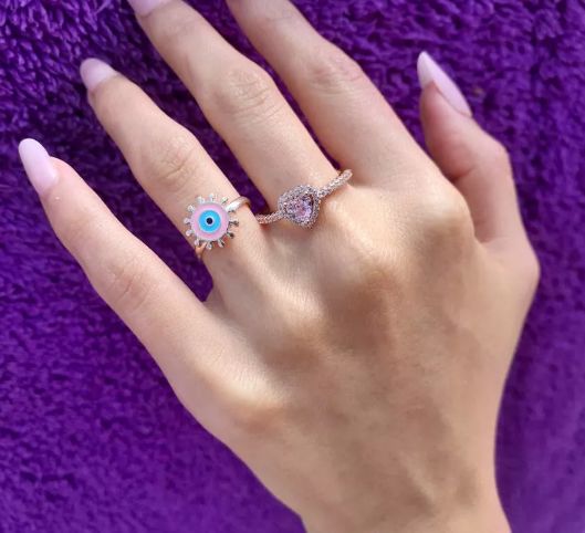 Customer photo review of ANILLO DESLUMBRANTE CORAZON PANDORA