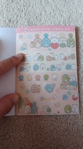 Customer photo review of Sumikko Gurashi 335 Sticker Book