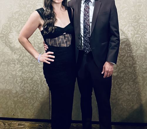 Customer photo review of Manifesting You Mesh Ruched Detail Maxi Dress