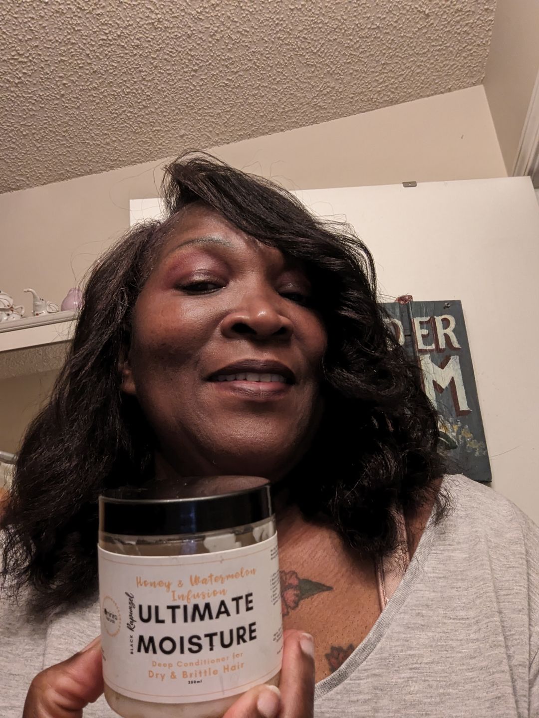 Customer photo review of Silk Herbal Infusion - Ultimate Strength Intense Deep Conditioning Mask