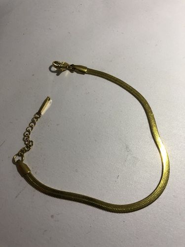 Customer photo review of Tobillera Serpiente Gold