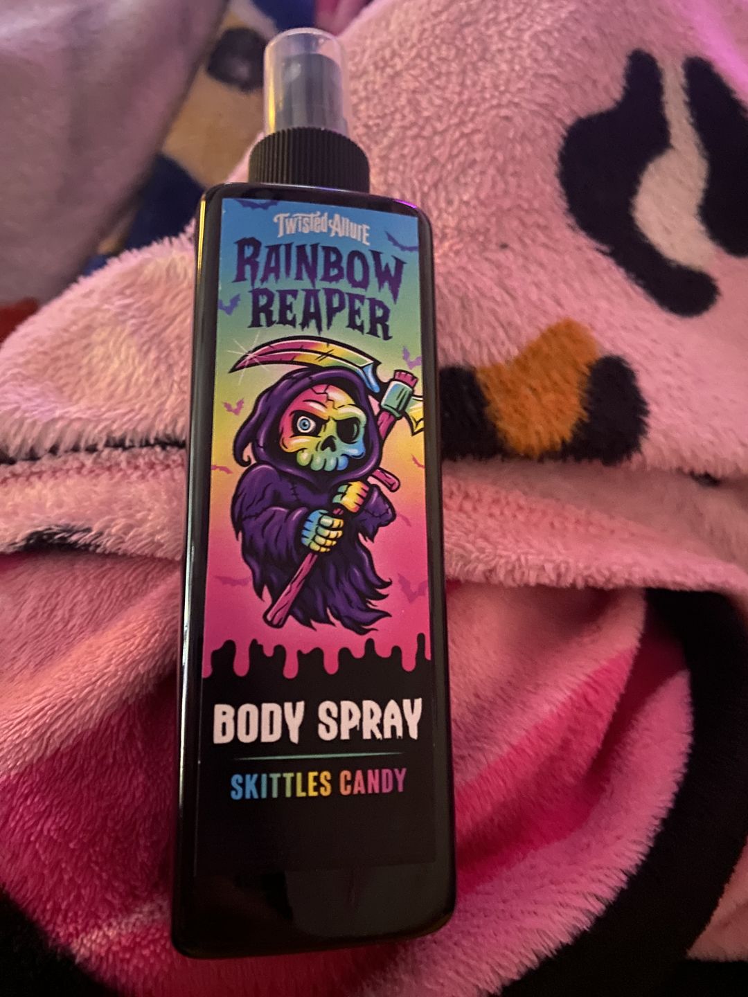 Customer photo review of Rainbow Reaper Body Spray