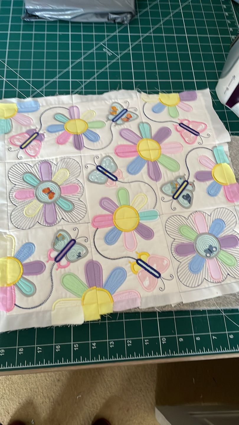 Customer photo review of Plain 14 Piece Cotton Fat Quarter Bundle - Big Pack