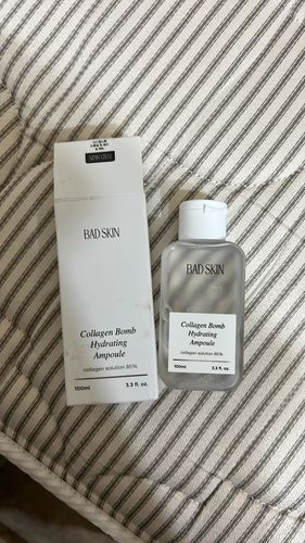 Customer photo review of Bad Skin™ Korean Collagen Bomb Hydrating Ampoule
