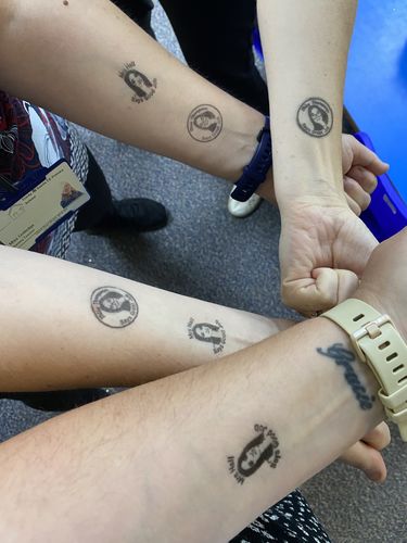 Customer photo review of Self-Inking Face Stamp