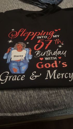 Customer photo review of 57th Birthday With God's Grace & Mercy