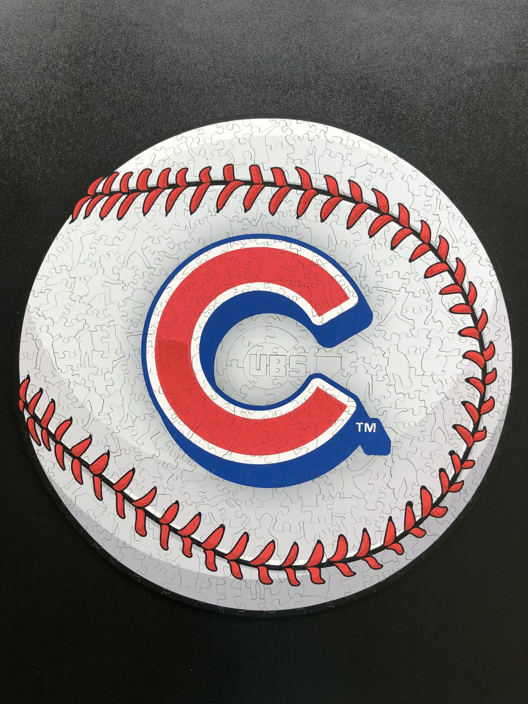 Customer photo review of Chicago Cubs® - Official Wooden Puzzle