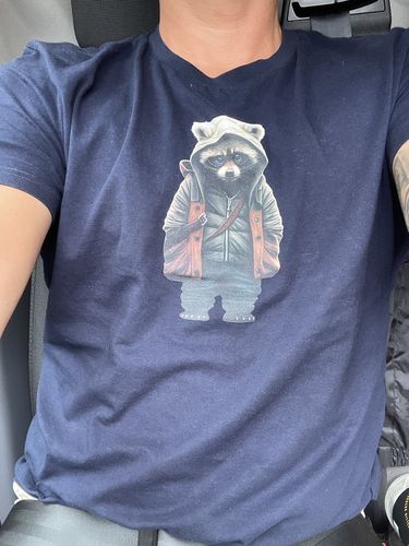 Customer photo review of Cooler Otter - Bio Herren Shirt