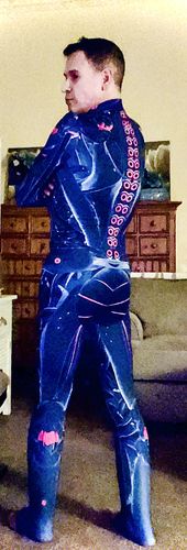 Customer photo review of Doom Droid Male Costume
