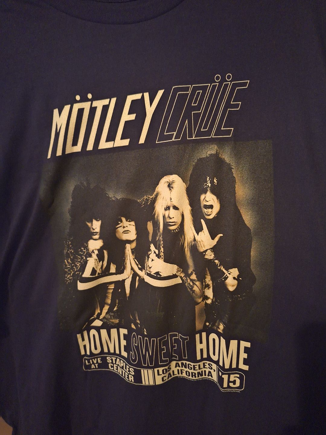 Customer photo review of Motley Crue Home Sweet Home T-Shirt