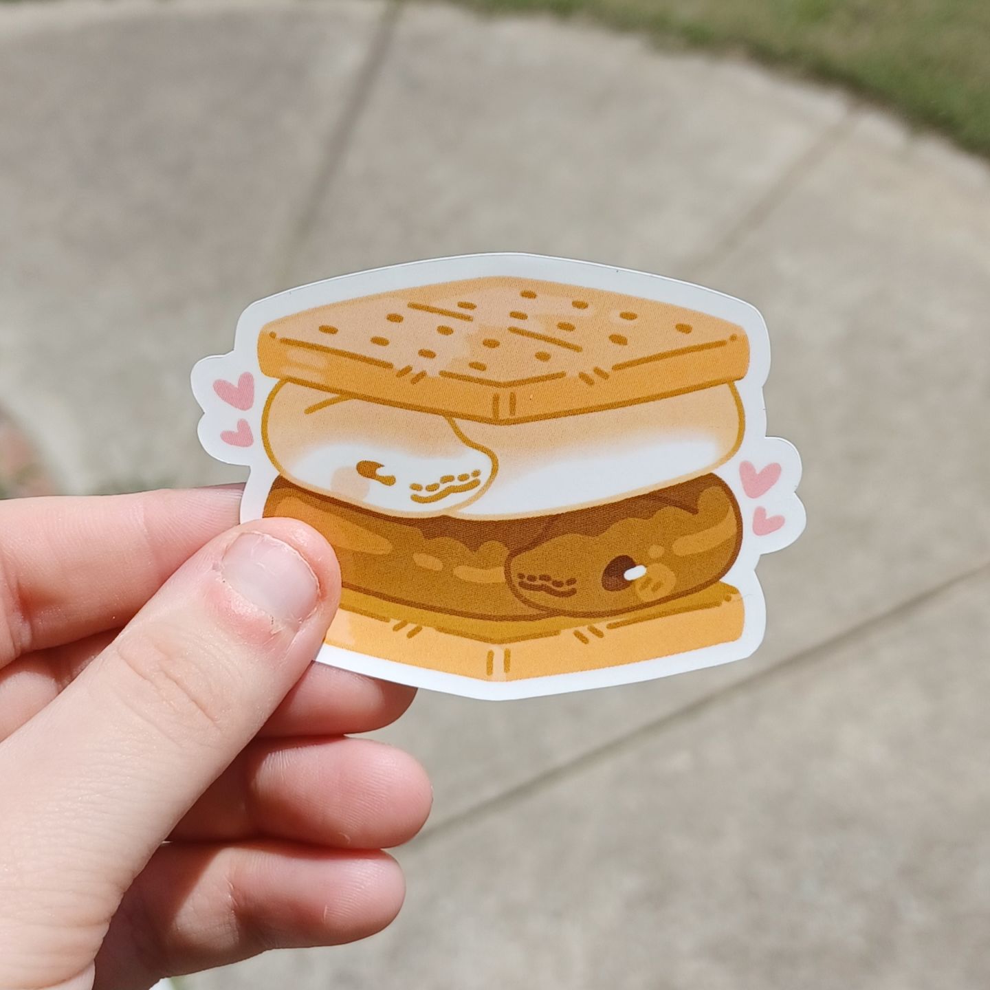 Customer photo review of Sweet Snake Snack Sticker Set