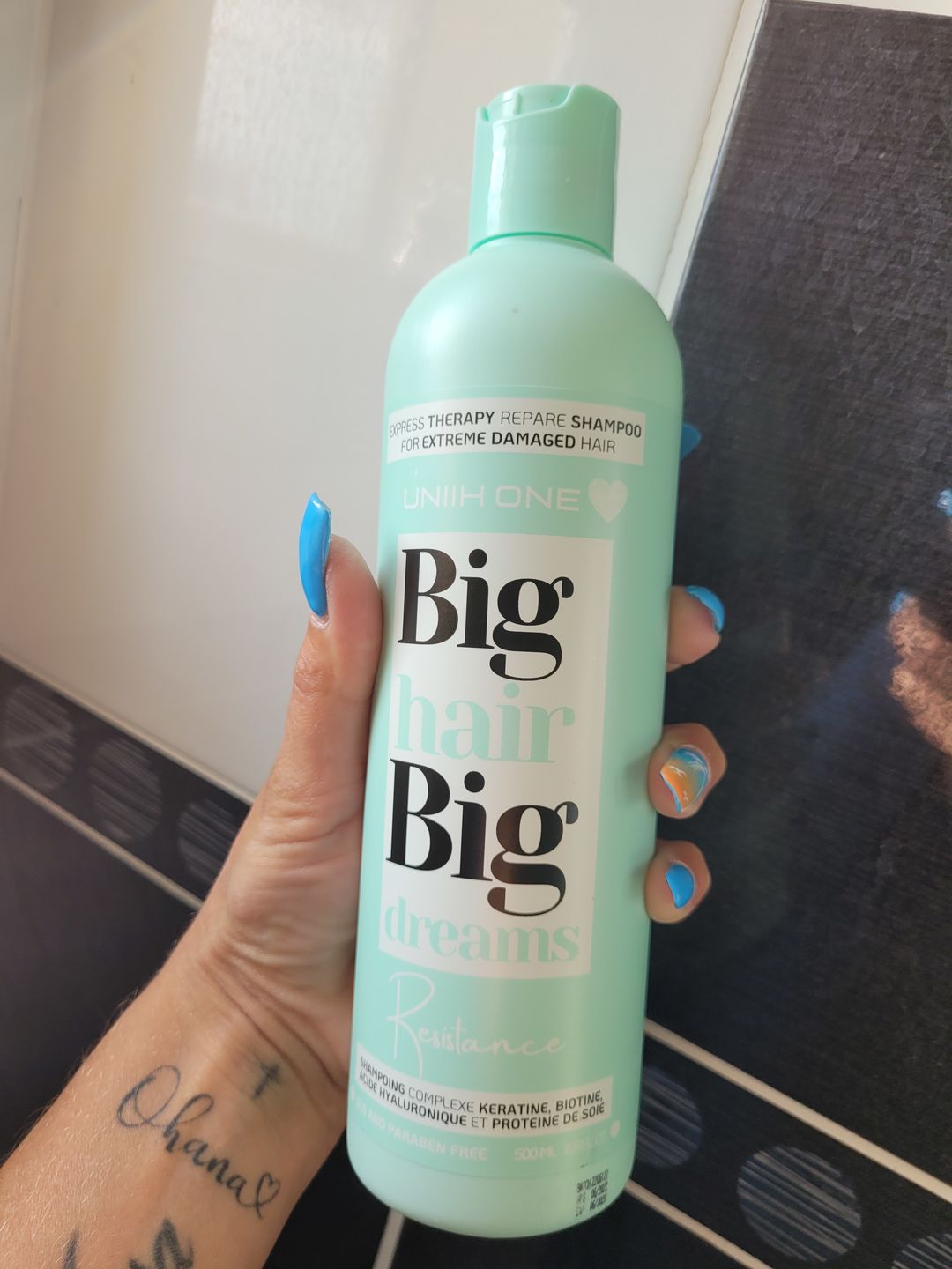 Customer photo review of Gamme Résistance - Shampooing 500 ml