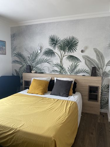 Customer photo review of Papier peint panoramique tendance exotique trees