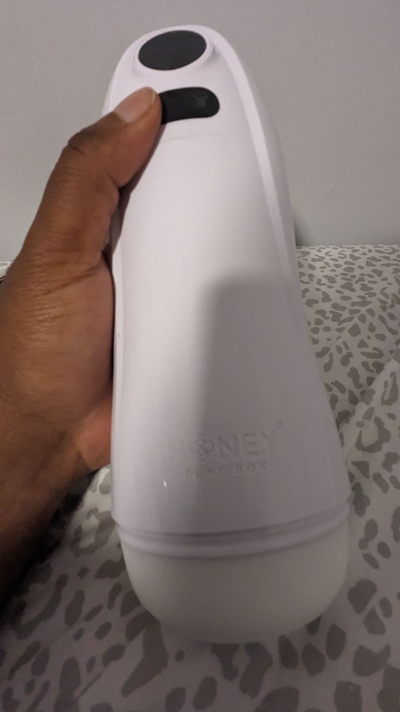 Customer photo review of KAI 2 Automatic Sucking Vibrating Male Masturbator Blowjob Sex Toy