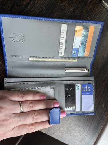 Customer photo review of Joy | Long Slim Wallet