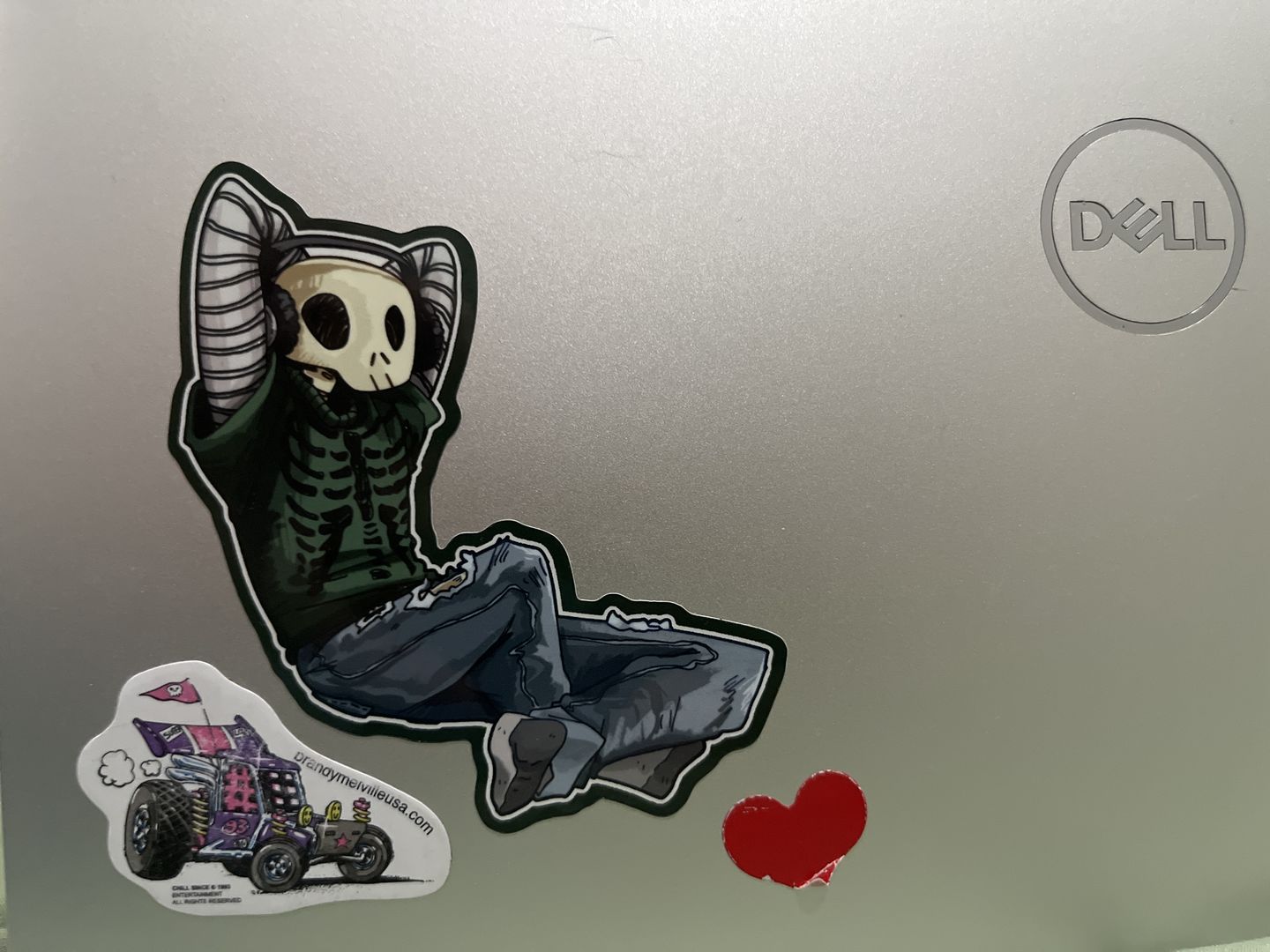 Customer photo review of Aesthetic Skeleton Stickers