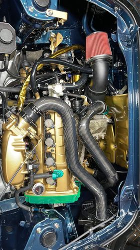 Customer photo review of Carbon Fiber/Forged CF Pipes w/ Side Mounted Intercooler Kit - Version 2.3 (Q4 2022+)