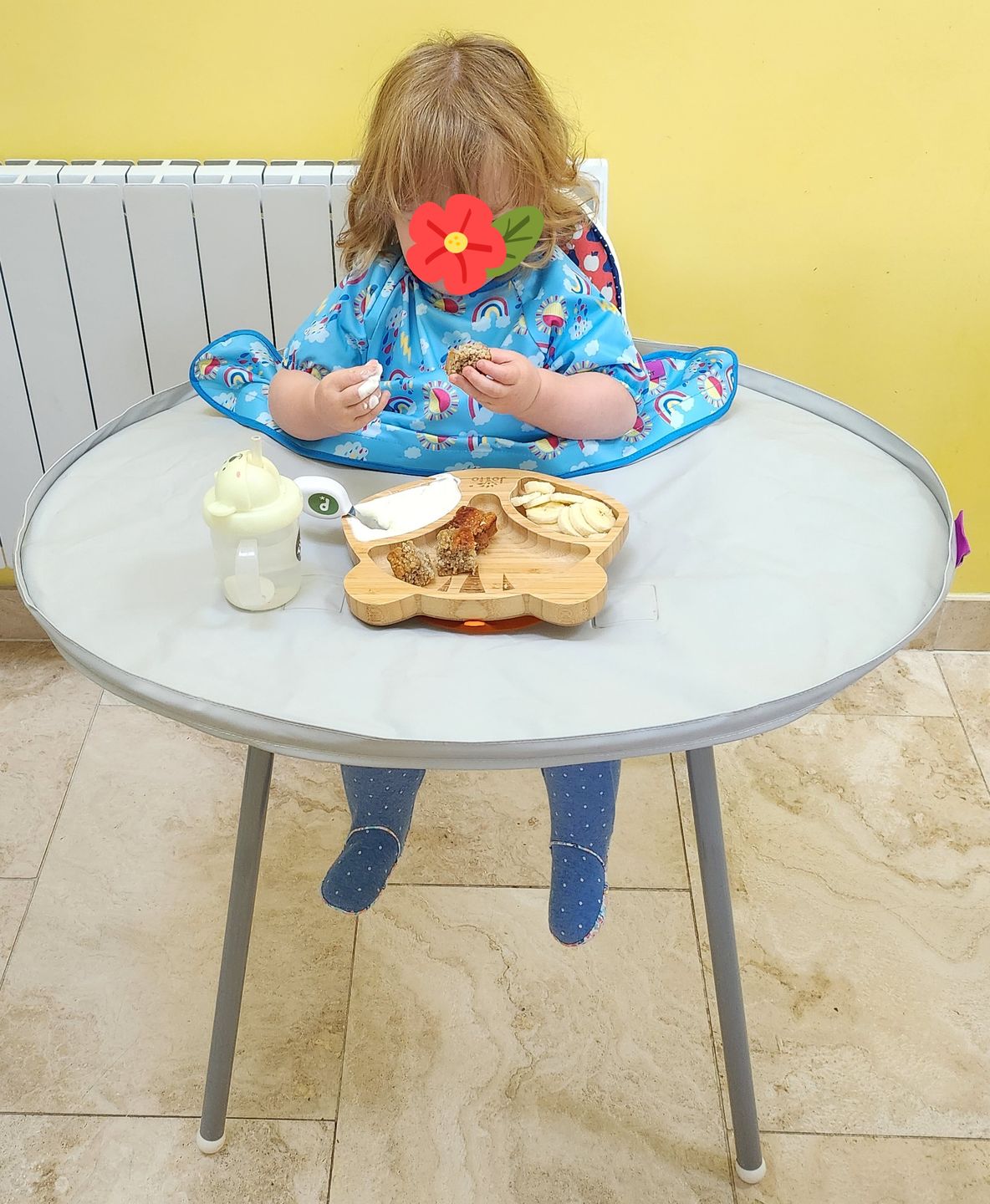Customer photo review of Bib & Tray Kit