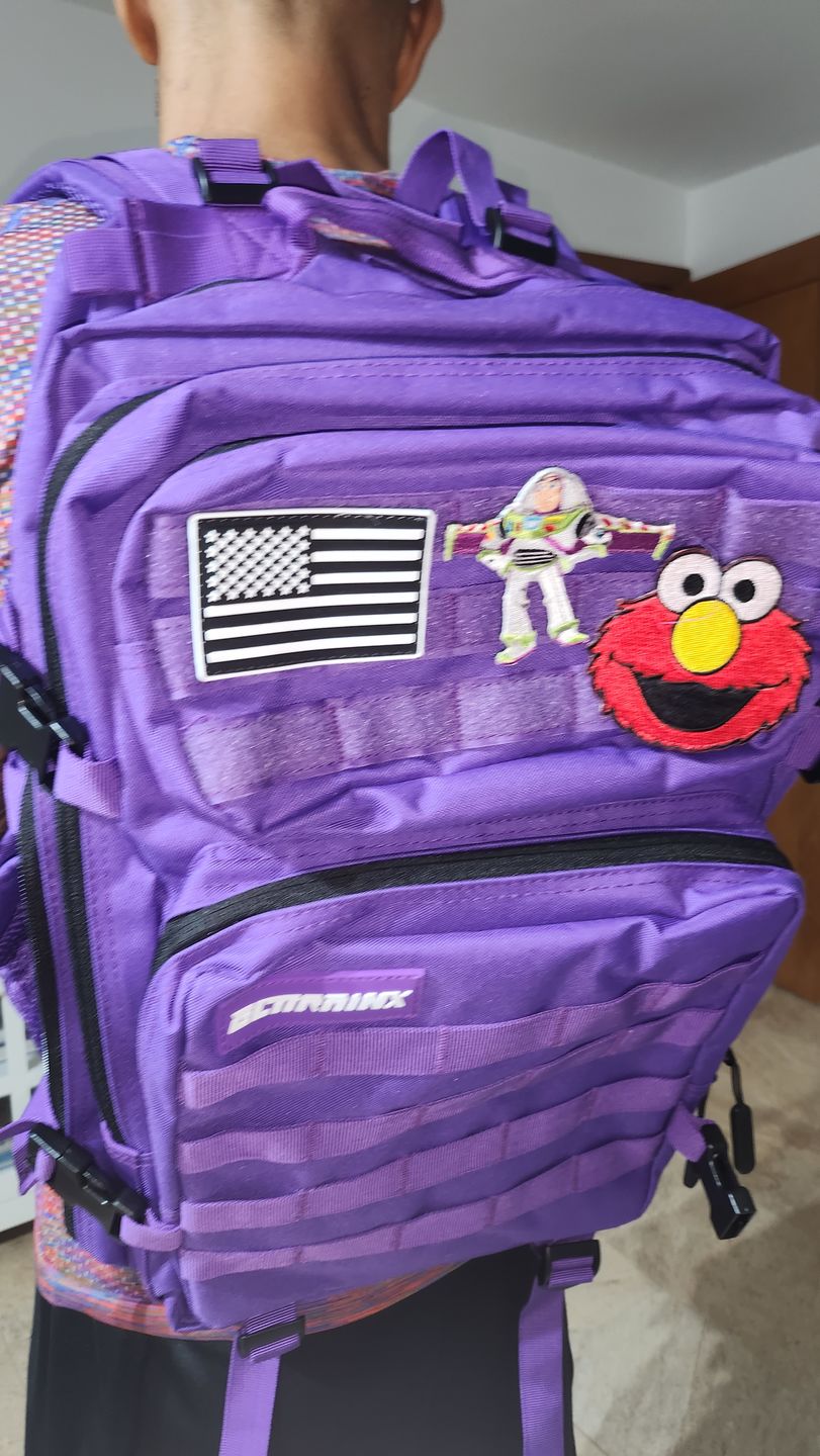 Customer photo review of Parche Banderas Paises Mundo