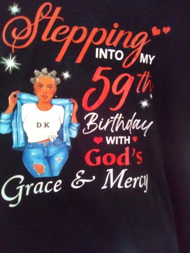 Customer photo review of 59th Birthday With God's Grace & Mercy
