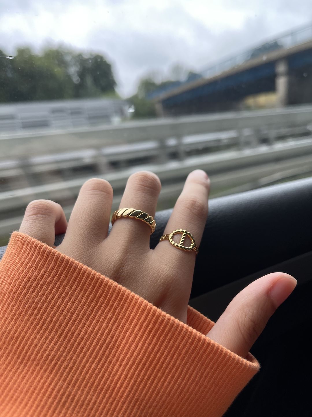Customer photo review of Azura Ring | 18K vergoldet