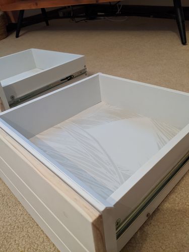 Customer photo review of Luxe Tropical in Neutral Wallpaper