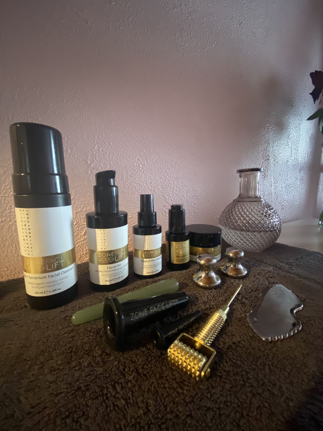 Customer photo review of Zone Face Lift Treatment Bundle