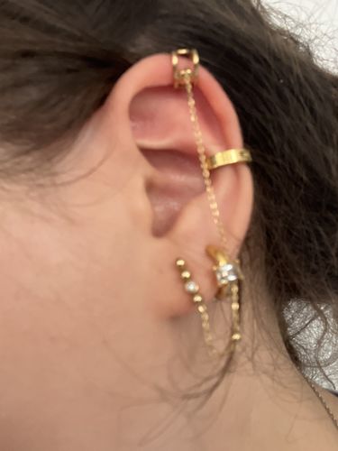 Customer photo review of Faux piercings Alice